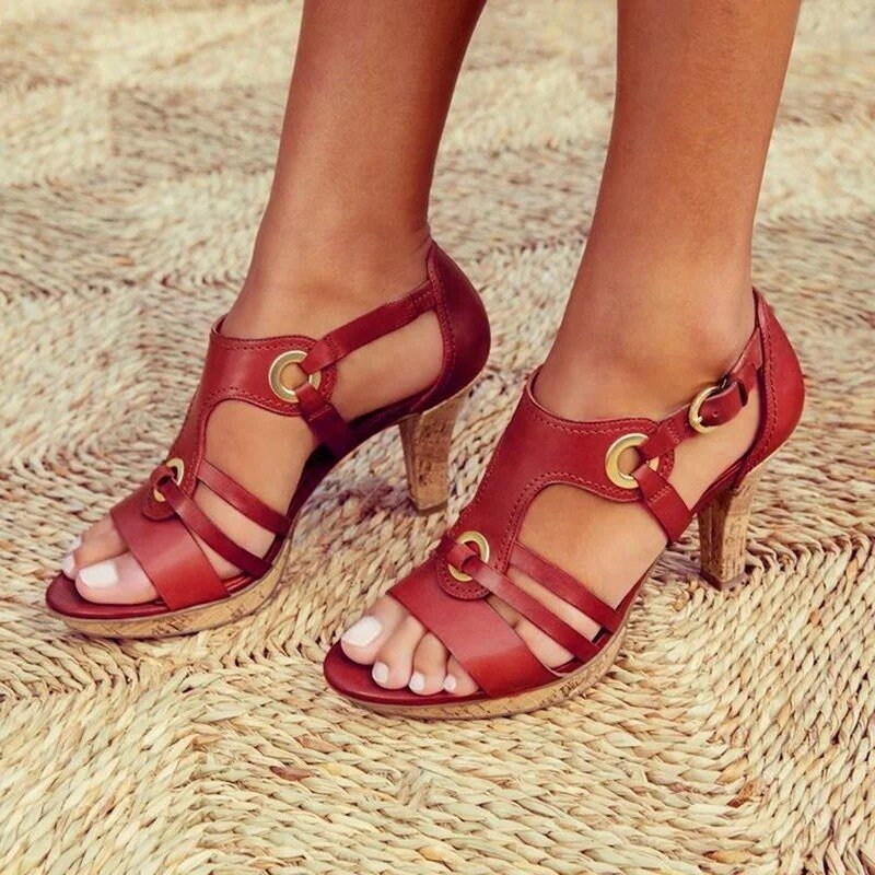 BIANCA | Sandali con Tacco Stabile per Comfort Raffinato e Stile Versatile