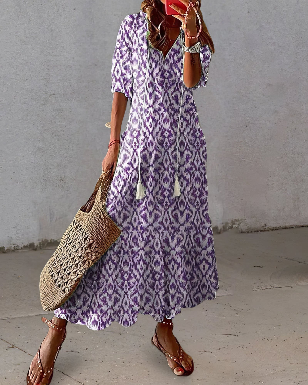 ÉLODIE | Vestito Bohemien Seducente e Confortevole