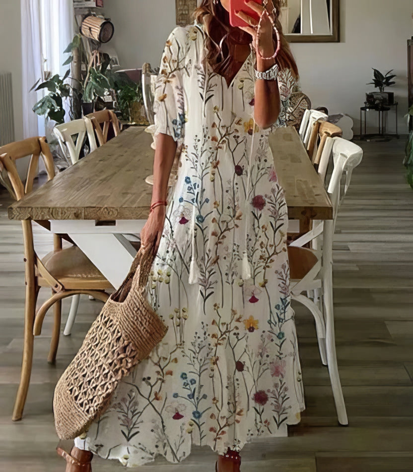 ÉLODIE | Vestito Bohemien Seducente e Confortevole