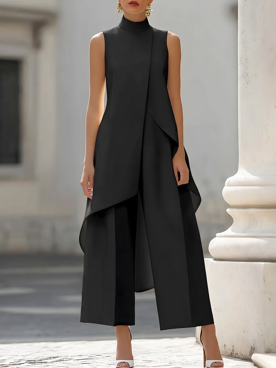 Naomi | Sleeveless Wide-Leg Jumpsuit