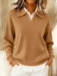 Vynette | Maglione a V con Collo