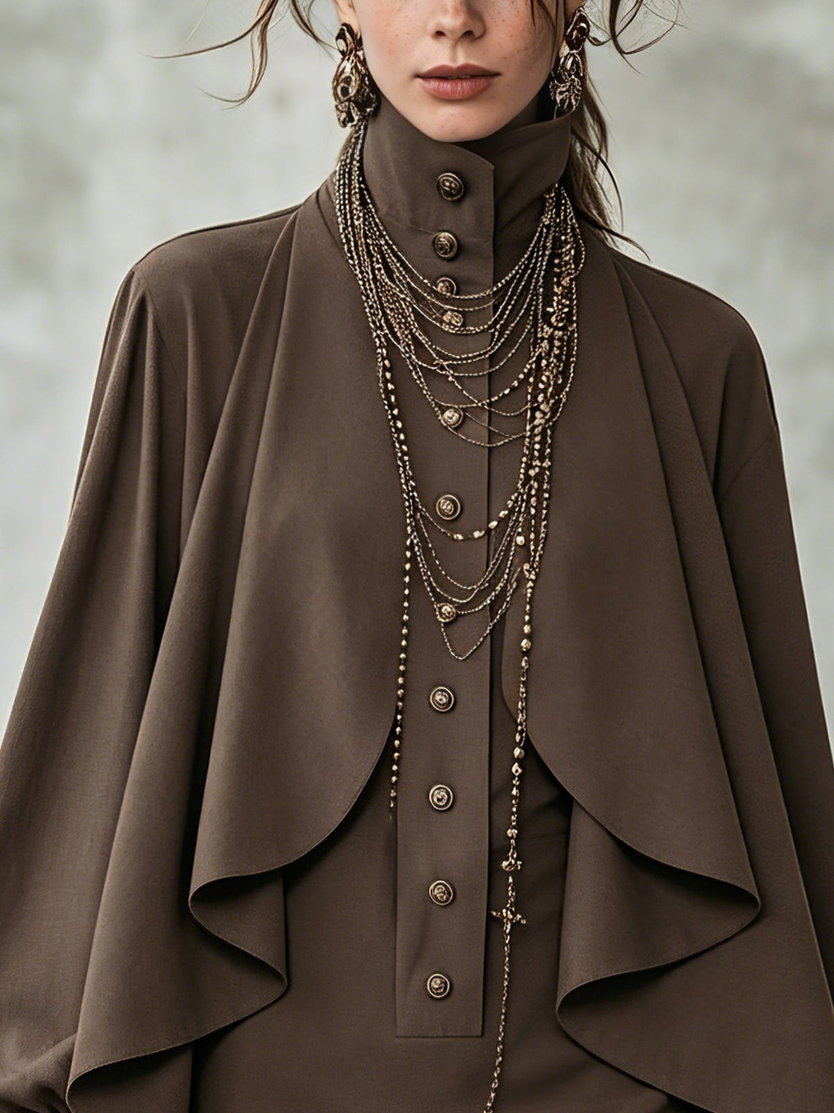 Ophelia | Mini Abito con Cappuccio Alto