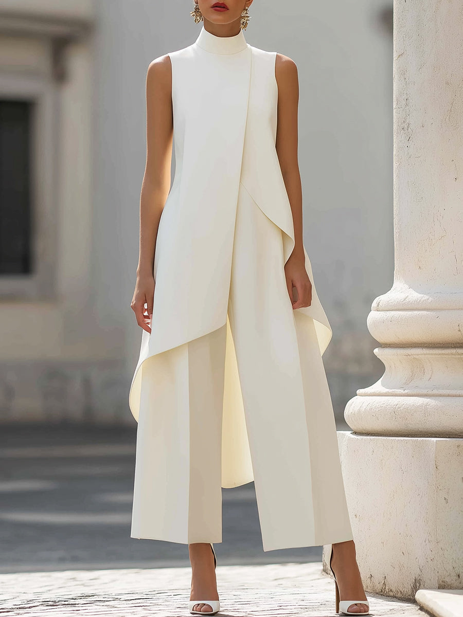 Naomi | Sleeveless Wide-Leg Jumpsuit