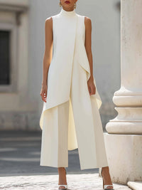 Elyssa | Elegant Long Sleeveless Jumpsuit