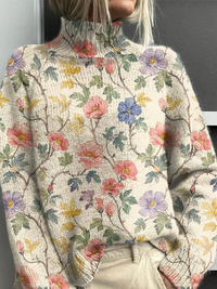 Susanna | Maglione a Collo Alto Blossom