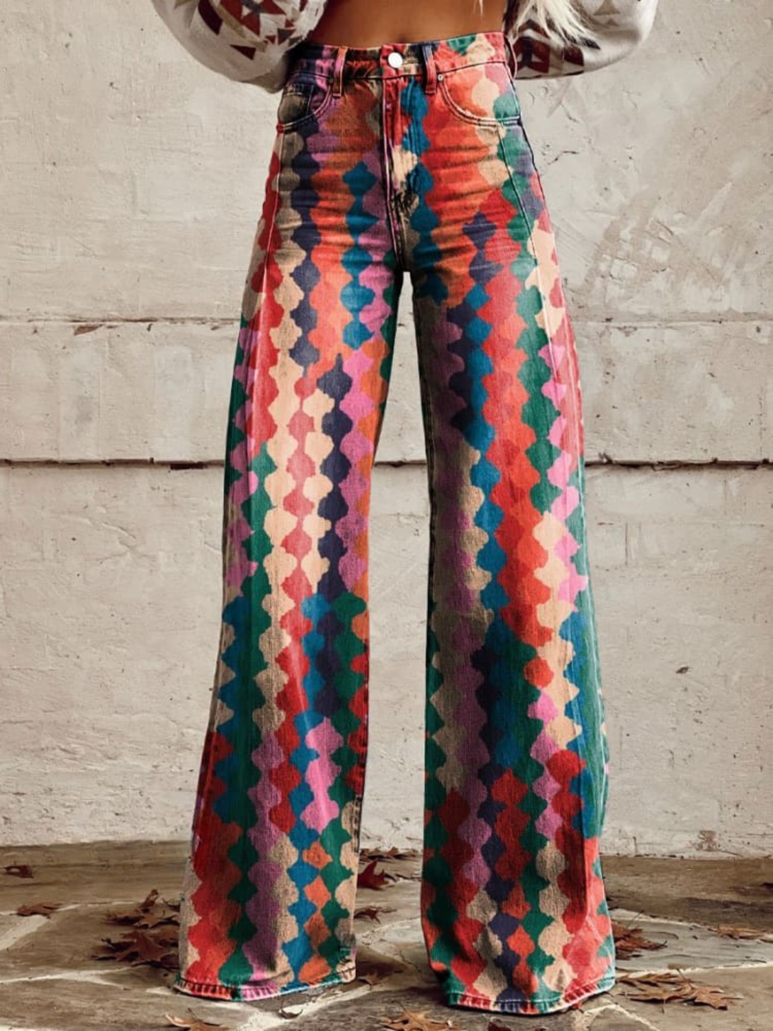 Amélie - Pantaloni Bohemian Eleganti