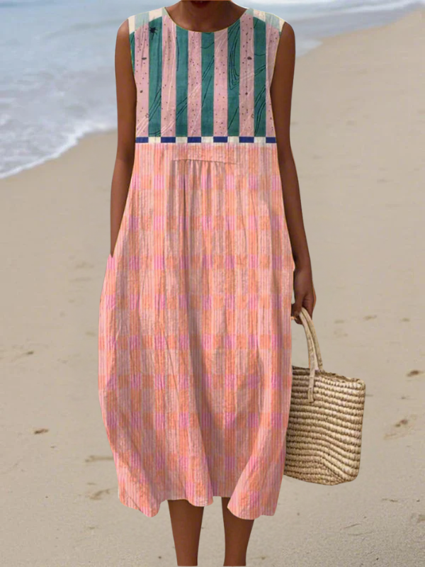Marisol | Sleeveless A-Line Maxi Dress