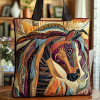 Sacca Artigianale - Cavallo Mosaico Multicolore