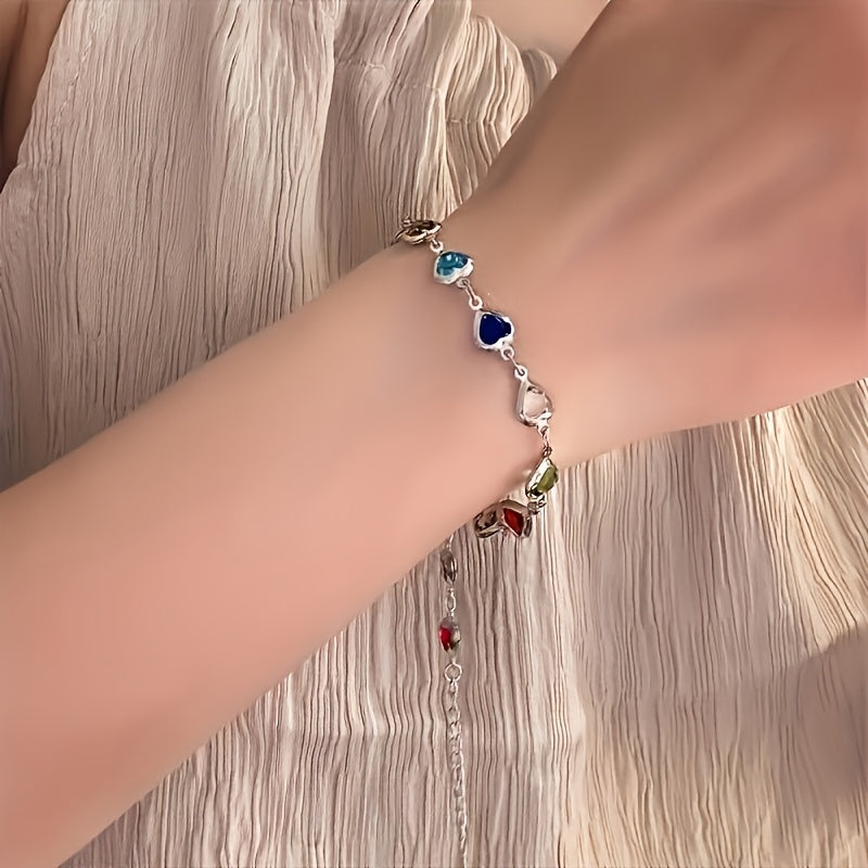 Bracciale a forma di cuore unico