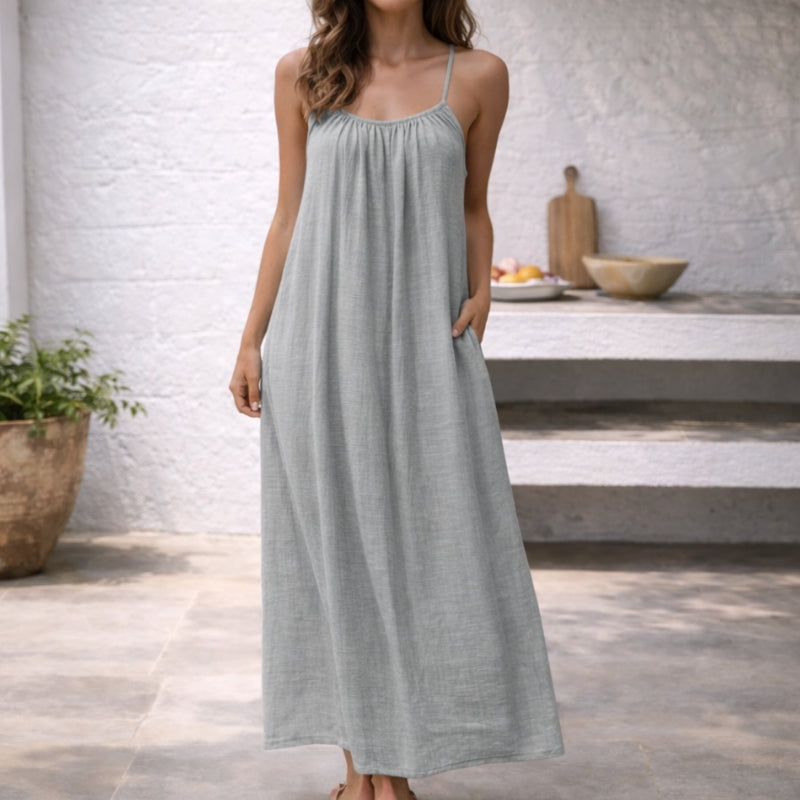ISLA | Maxi Abito Leggero con Vita Regolabile per una Vestibilità Perfetta