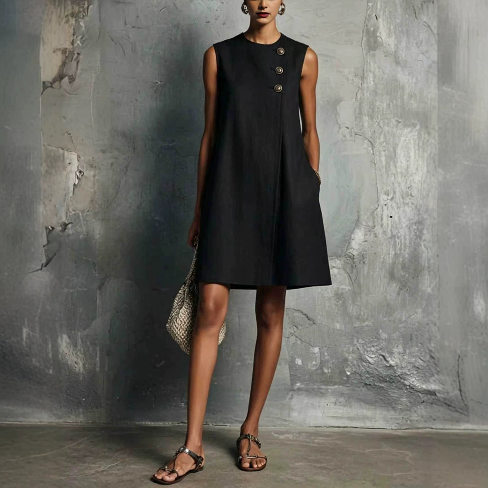 Margot | Mini Linen Dress