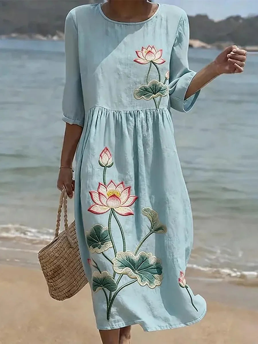 Vanessa™ | Abito Floreale Elegante