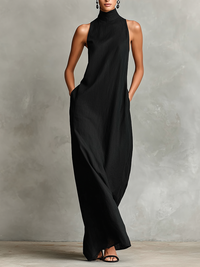 Harper | Linen-Tencel Blend Maxi Dress