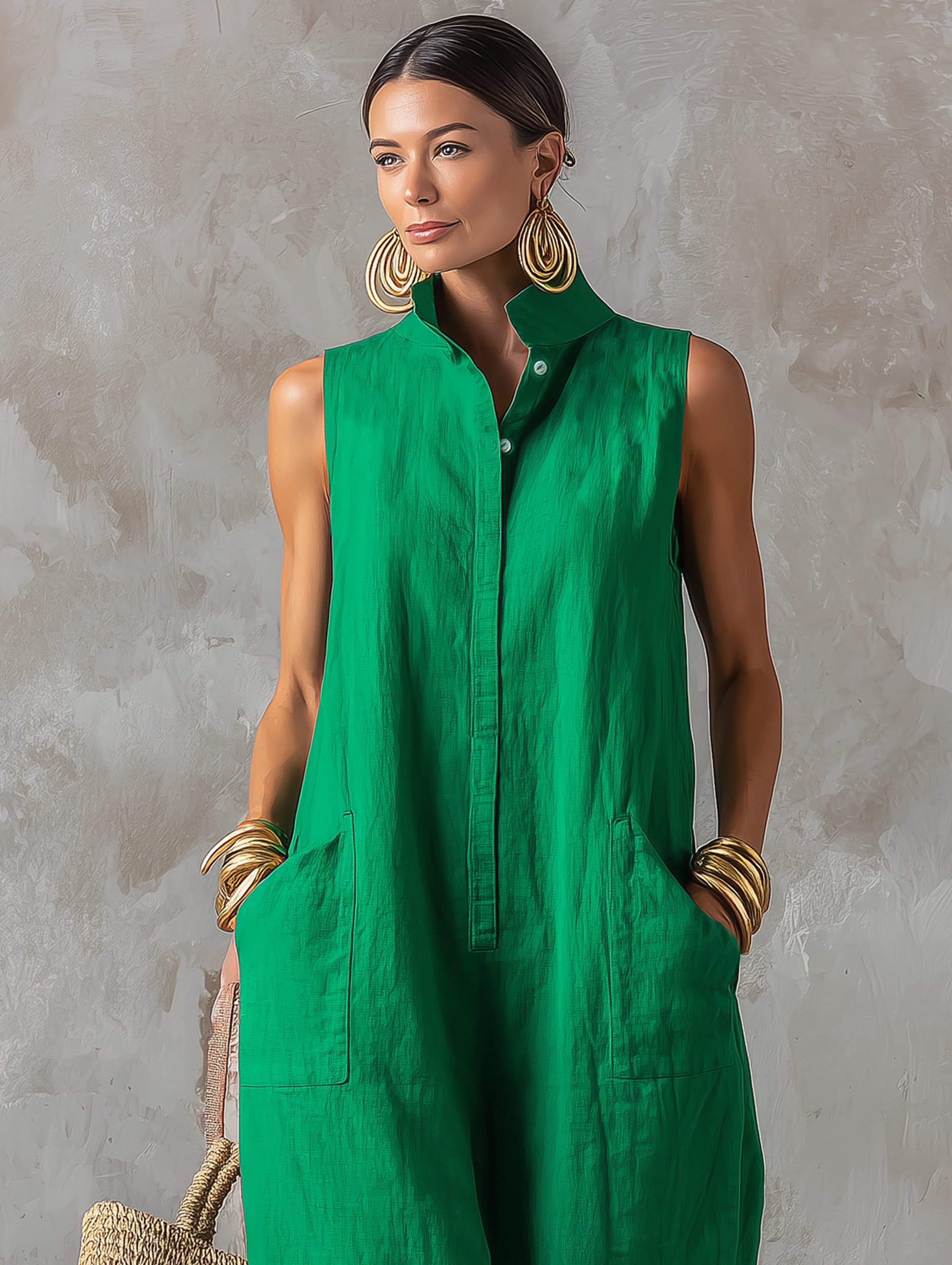 Carla – Tuta Verde Smeraldo