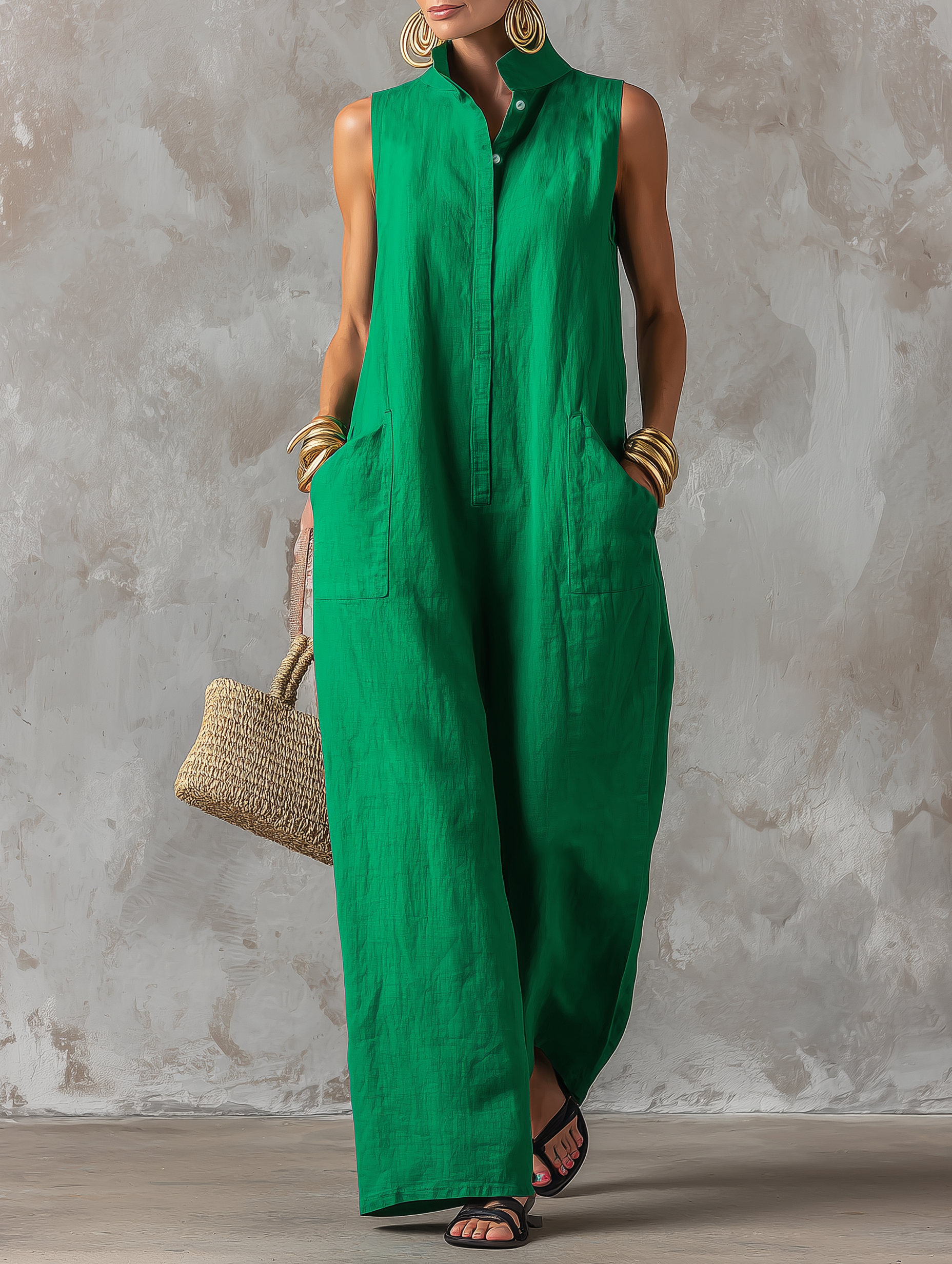 Carla – Tuta Verde Smeraldo