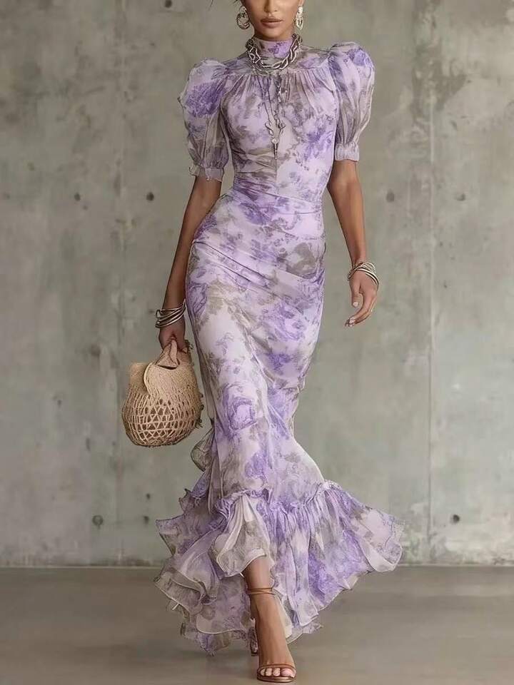 Harper | Vintage Floral Maxi Dress