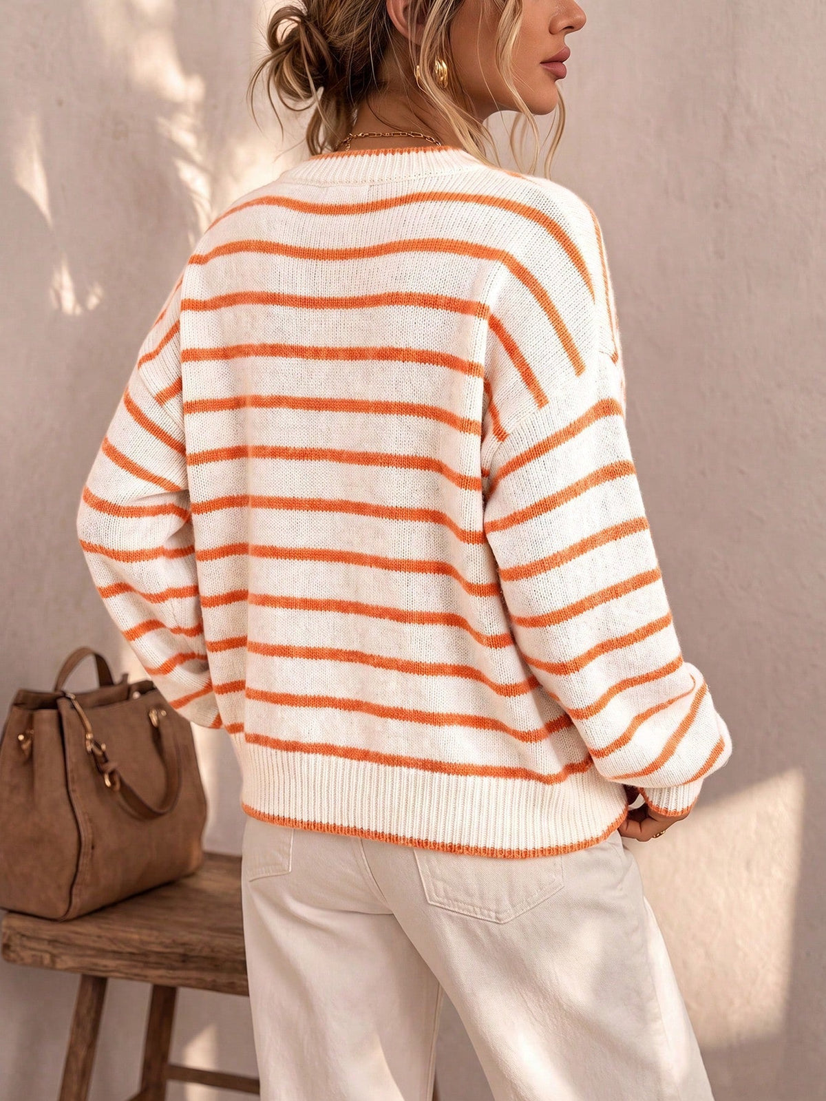 Mabel | Cardigan a Righe in Maglia