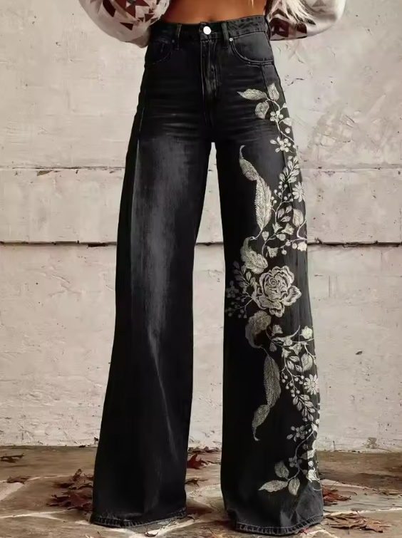 ECSLISSI - Pantaloni Bohemien Eleganti