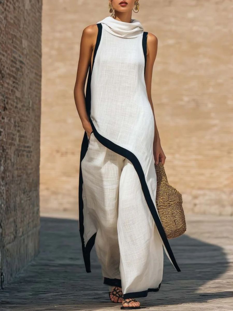 Daniela | Completo elegante in lino
