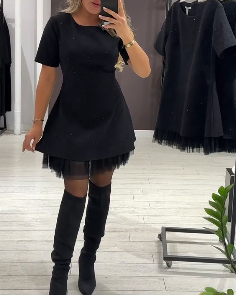 Cassie - Abito A-Line Patchwork
