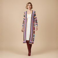 Cardigan Lungo Bohemien da Donna