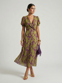 Virel | Vestito Midi Floreale Relaxato