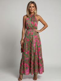 Rowen™ Abito Midi con Scollo All'americana