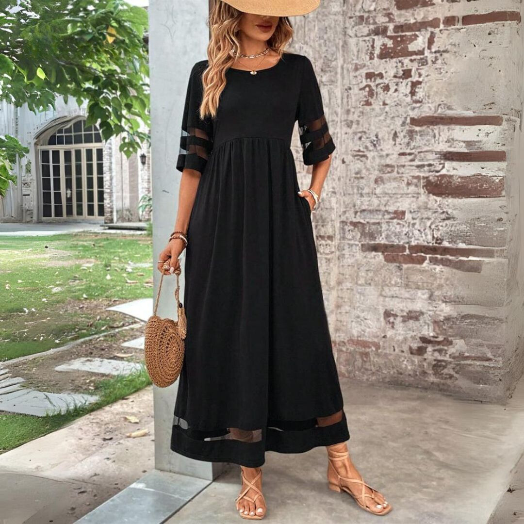 Aubrey™ | Abito Midi Smoothing per una Silhouette Flattering