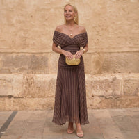 Sienna | Abito Geometrico Fluttuante