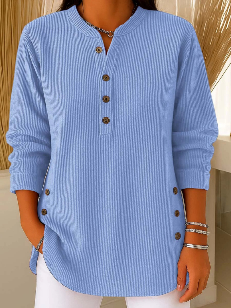 Neva | Tunica con Bottoni Henley