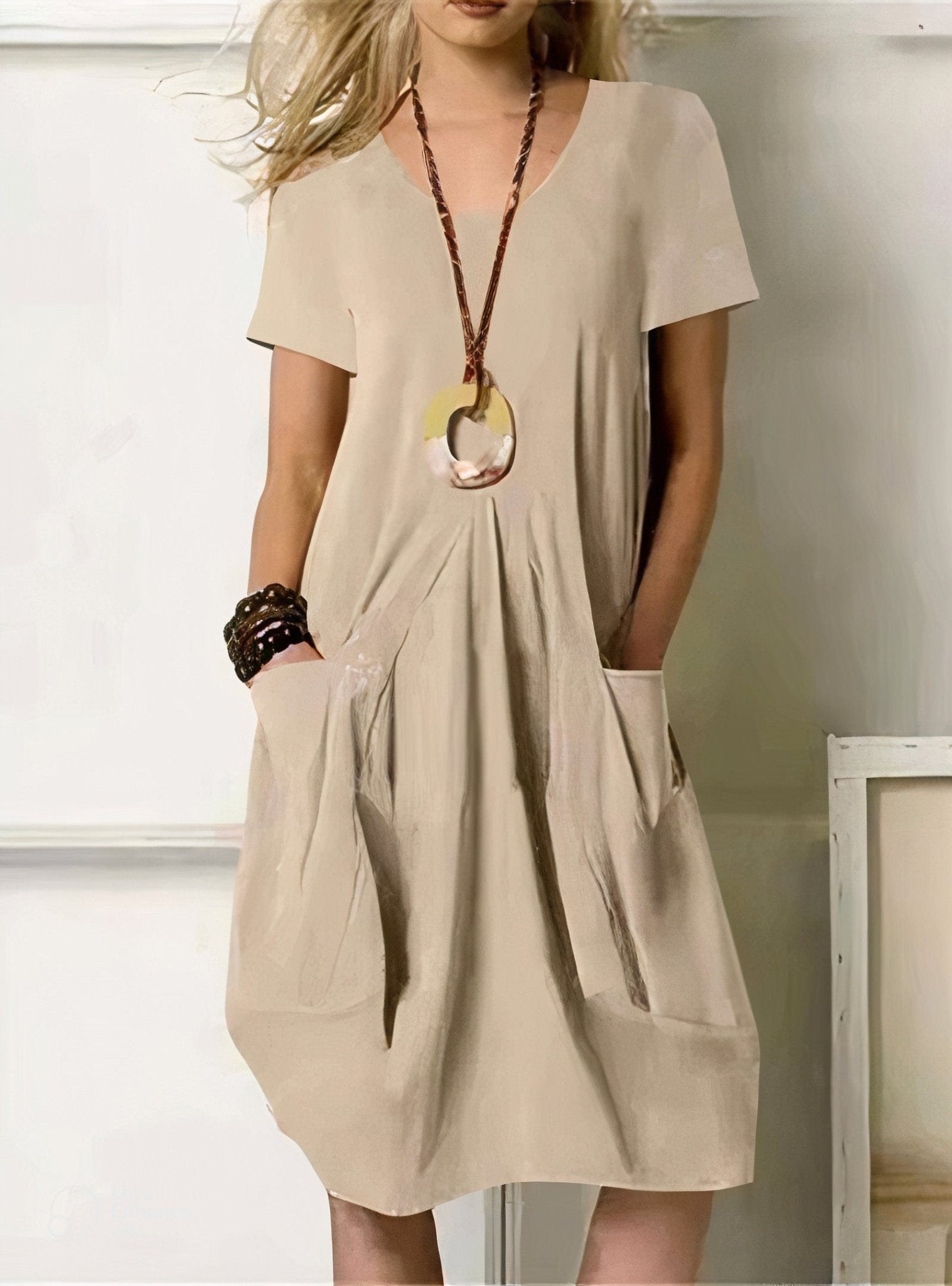 Kwani | Vestito Flusso Casual Facile