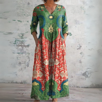 Judith™ | Vestito Maxi Floreale Vintage