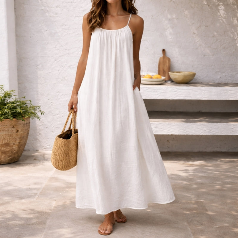 ISLA | Maxi Abito Leggero con Vita Regolabile per una Vestibilità Perfetta