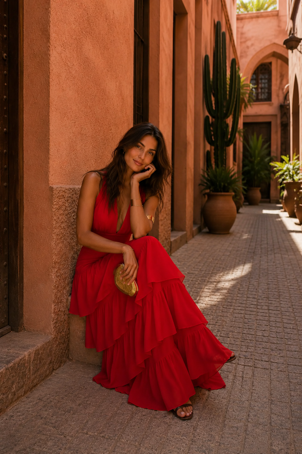 Vestito Manila in rosso