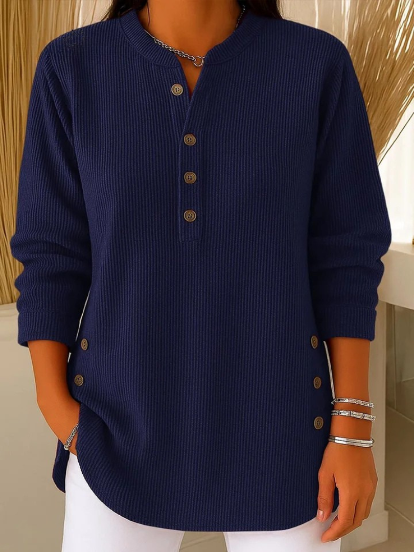 Neva | Tunica con Bottoni Henley