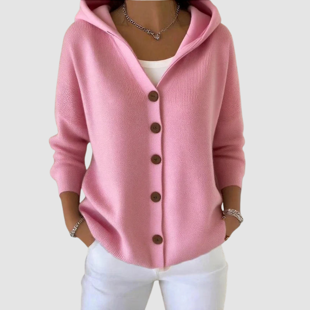 Emilia | Cardigan con Cappuccio – Lucia Toscana