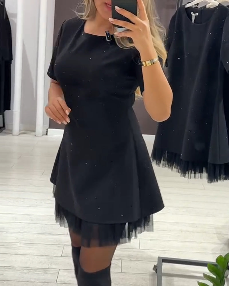 Cassie - Abito A-Line Patchwork