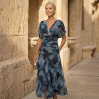 Luna | Abito Blu Elegante