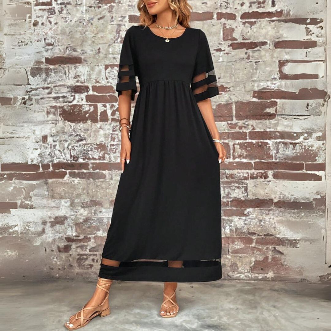 Aubrey™ | Abito Midi Smoothing per una Silhouette Flattering
