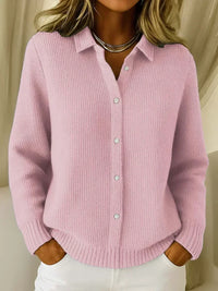 Camille | Cardigan a Maglia Testurizzata con Bottoni