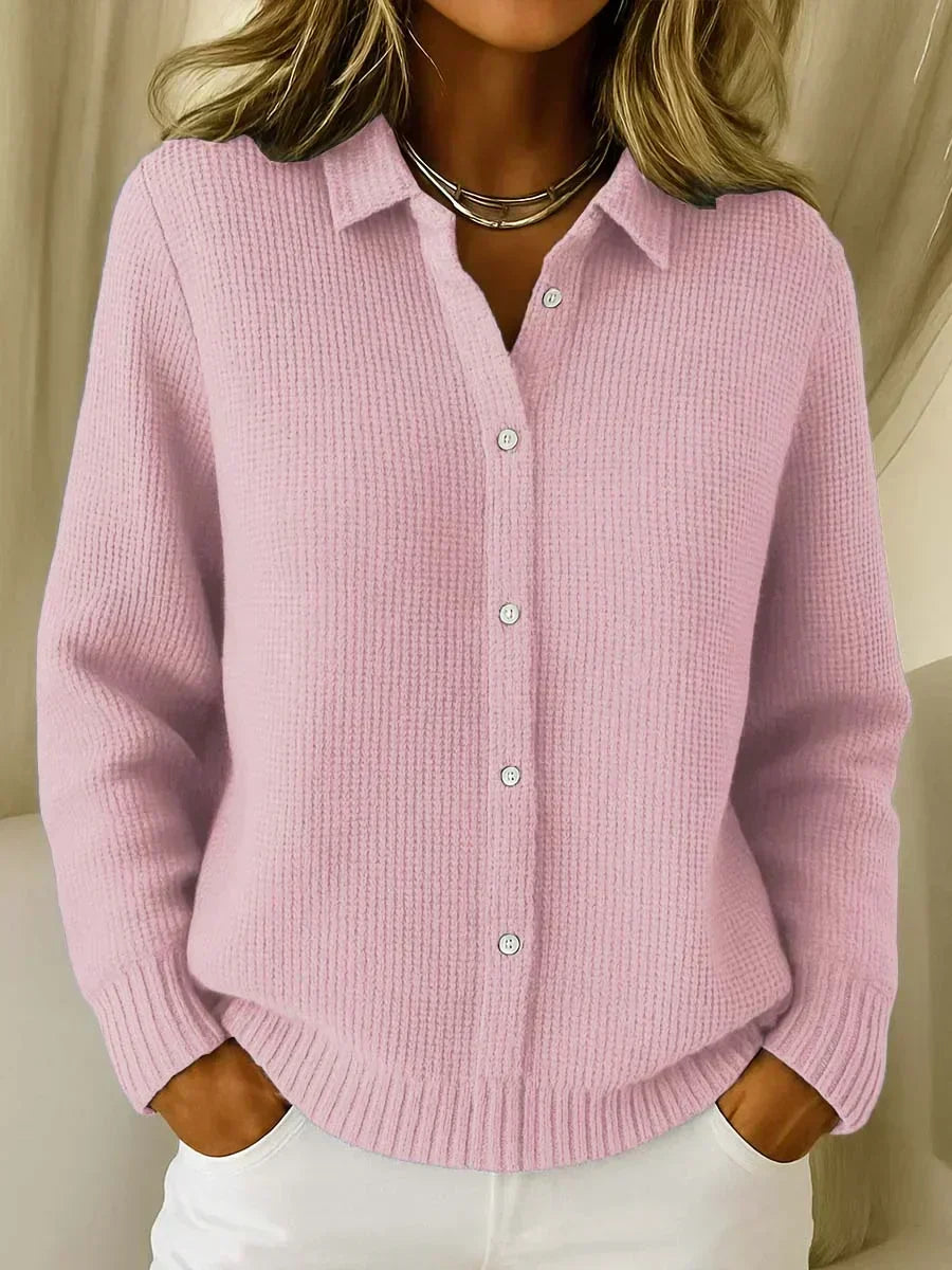 Camille | Cardigan a Maglia Testurizzata con Bottoni
