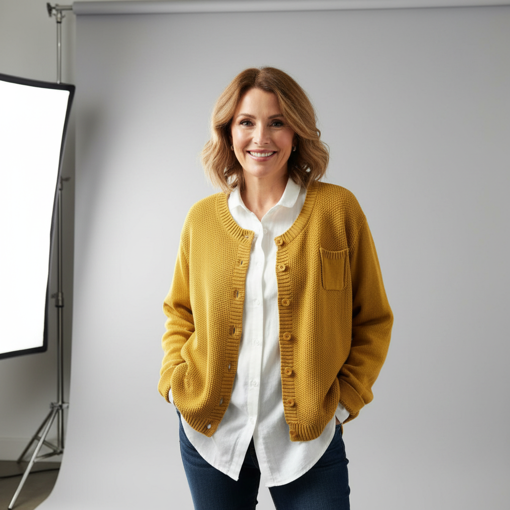 Belinda | Cardigan a Maglia Grossa – Lucia Toscana