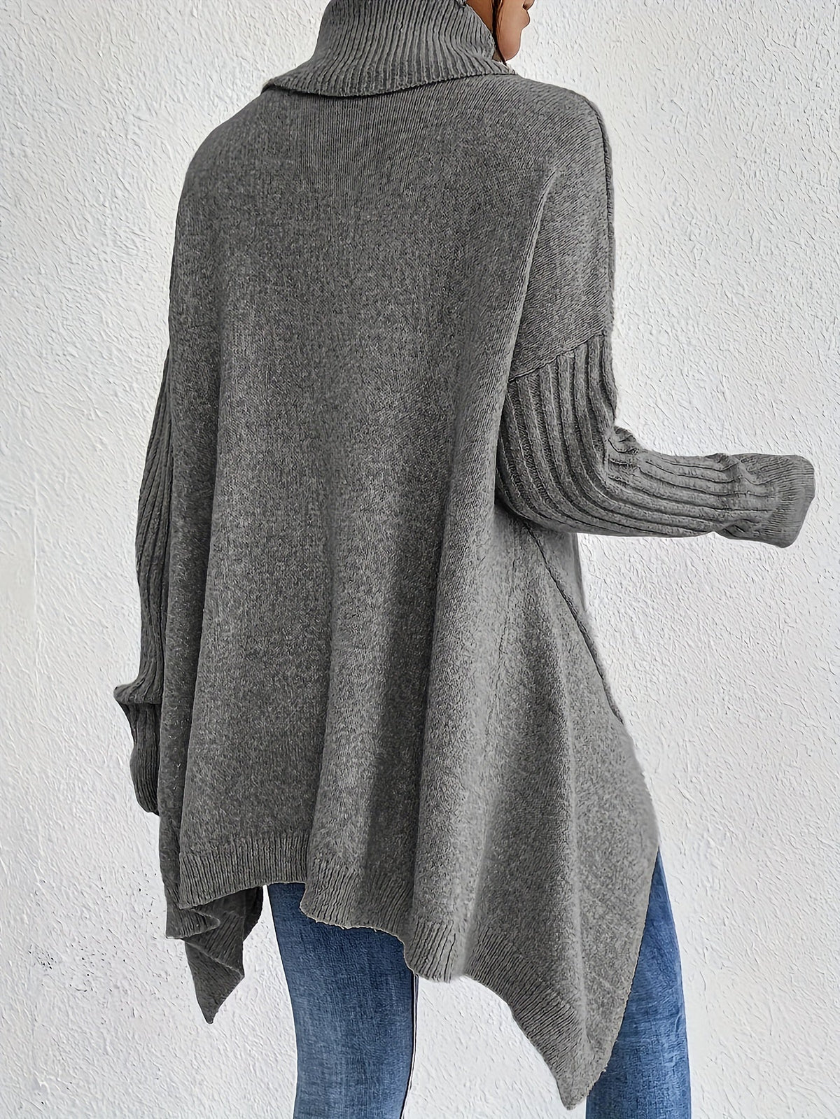 Ersilia | Maglione Oversize con Collo Alto – Lucia Toscana