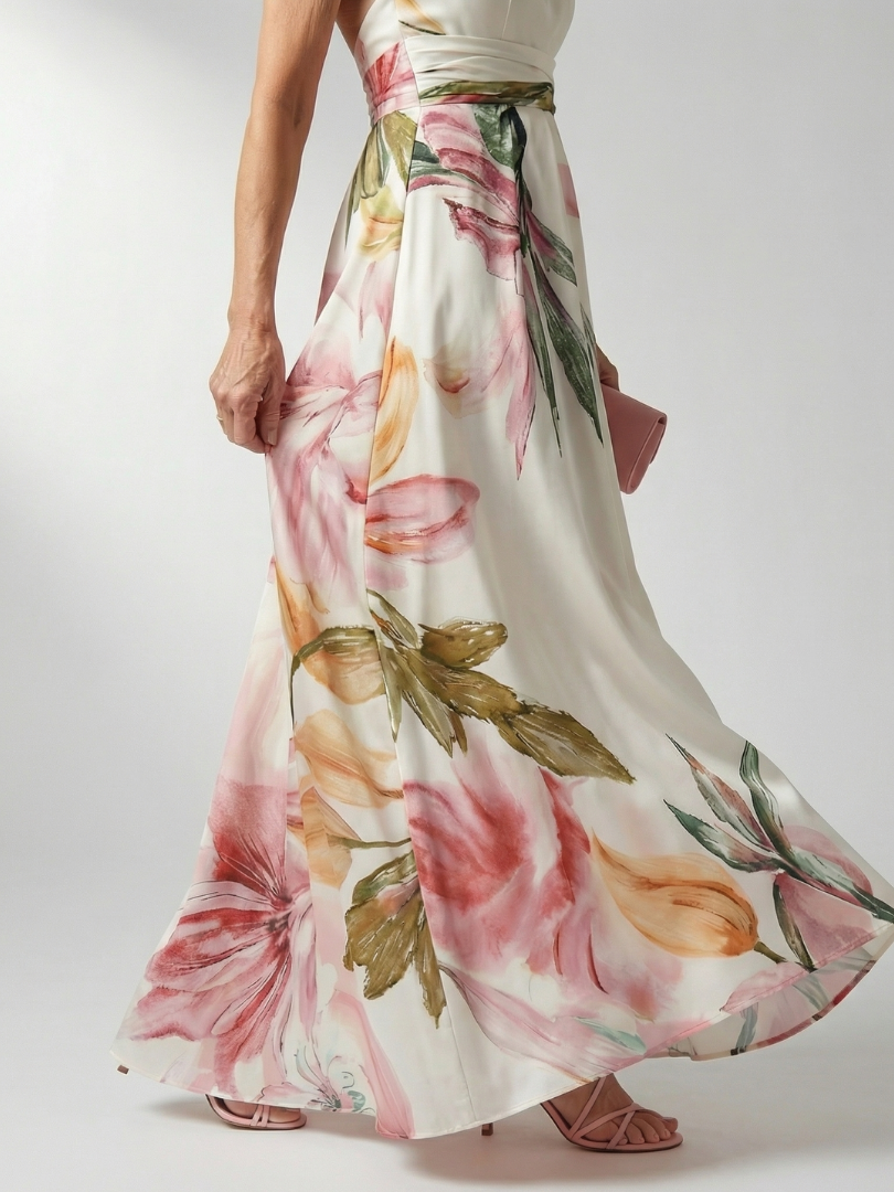 Amiel™ Abito Maxi Floreale Leggero