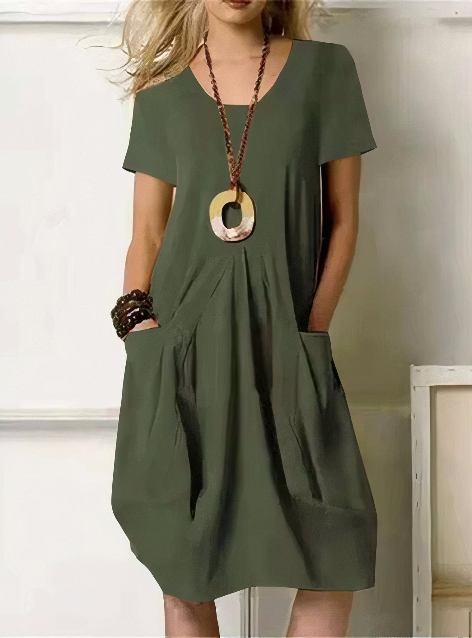 Kwani | Vestito Flusso Casual Facile
