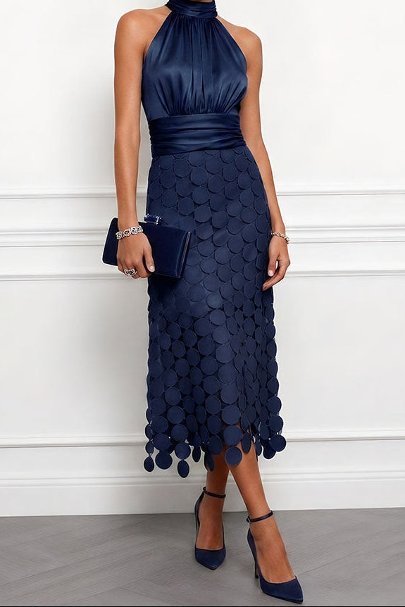 Celine | Abito Midi Elegante per Cerimonie