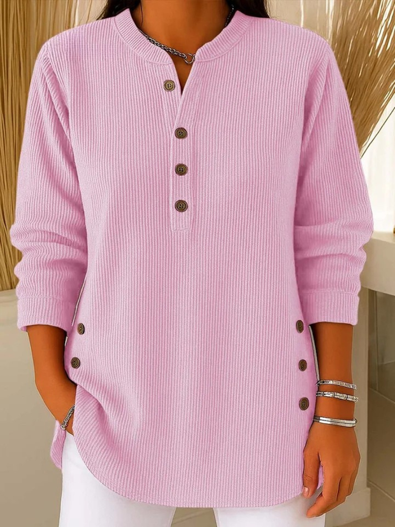 Neva | Tunica con Bottoni Henley
