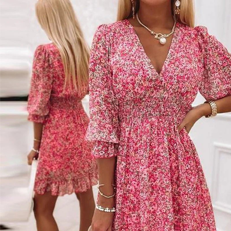 Vera | Abito Elegante a Fiori