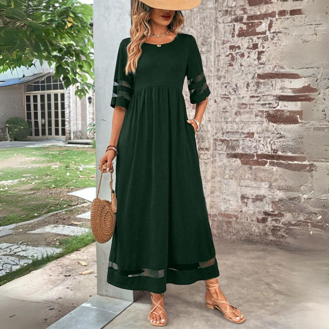 Aubrey™ | Abito Midi Smoothing per una Silhouette Flattering