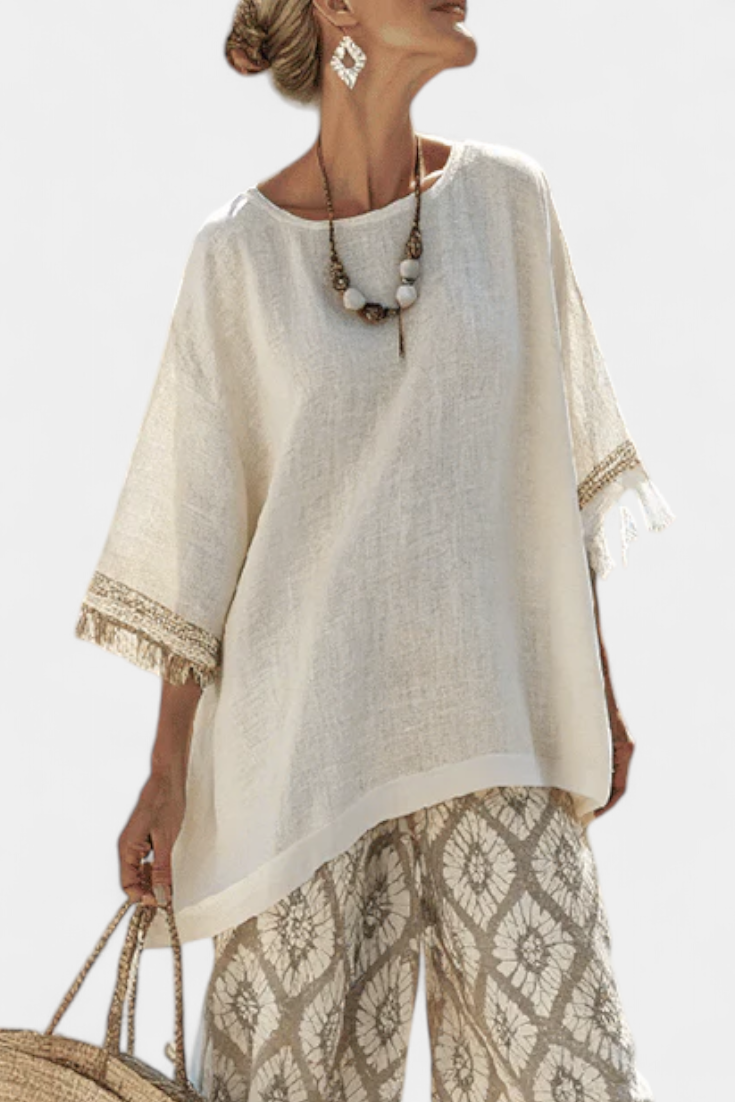 Alverra | Set Top Sophisticated e Pantaloni Casual